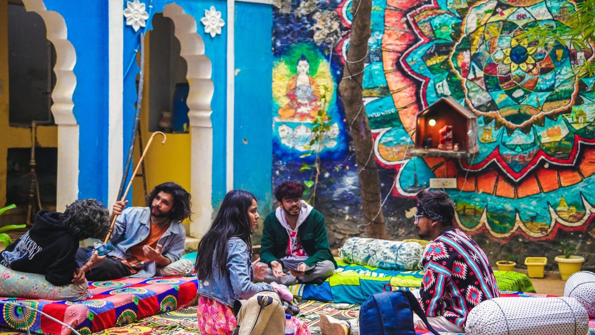 Hide-In Pushkar Hostel Bagian luar foto
